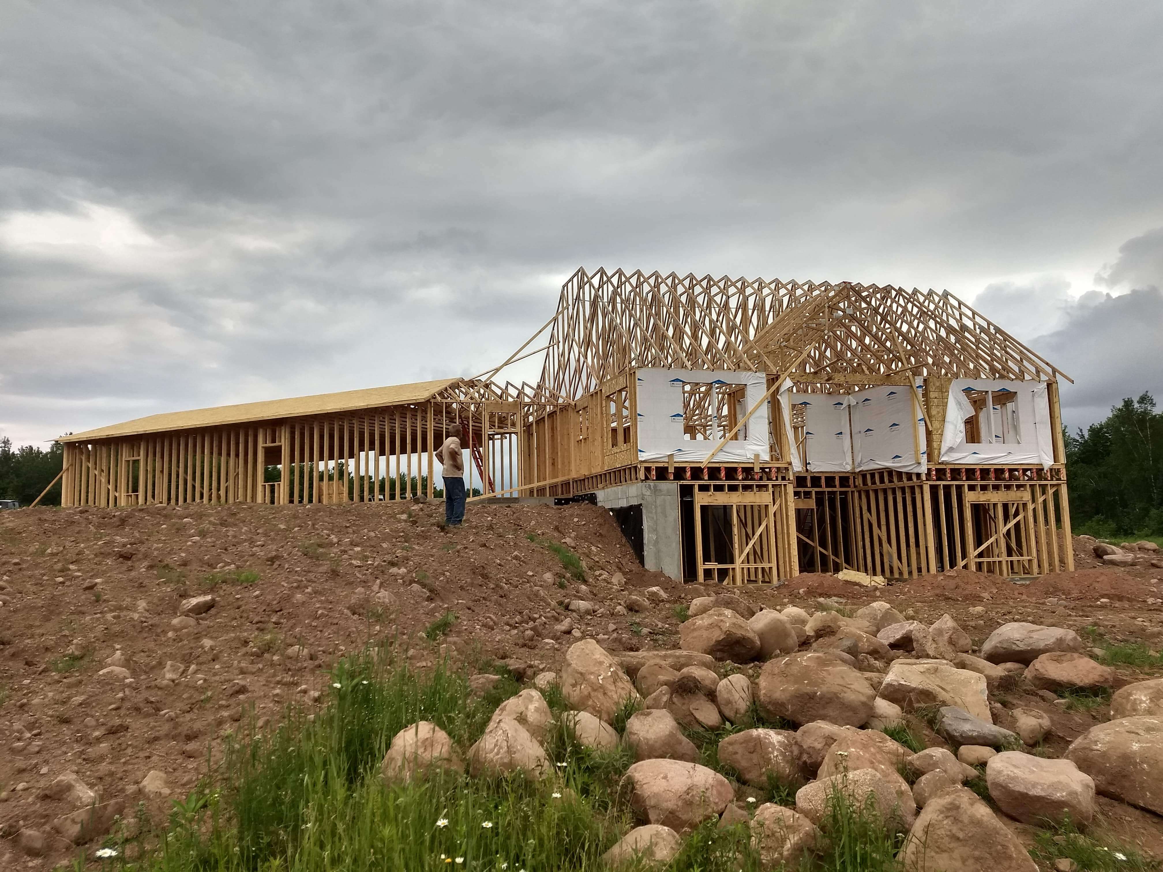 Custom-built house on 40 acres in Medford, Wisconsin